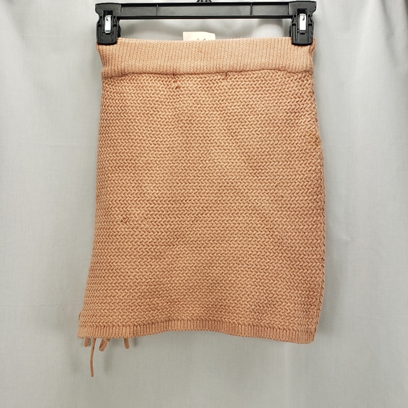 Free People Beach | Reagan Knit Sweater Skirt | Peach | NWT | Size XS - Picture 3 of 7